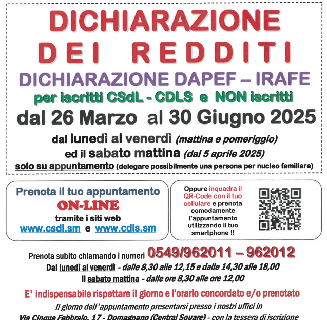 Dichiarazione dei redditi IGR e Dapef: tutte le informazioni