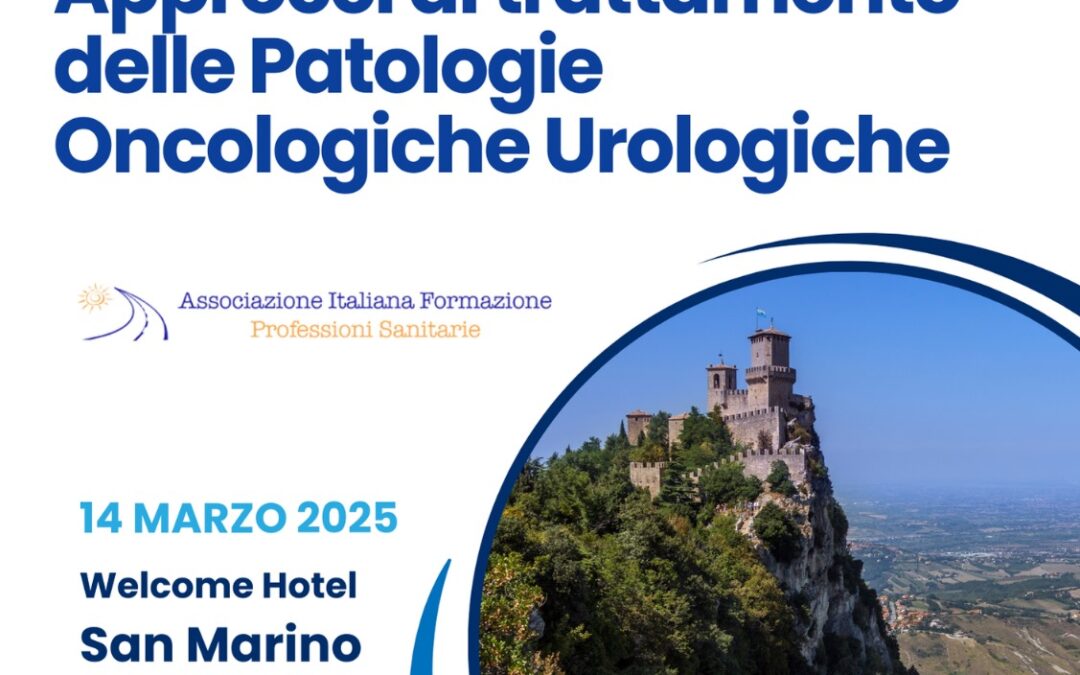 “Nuovi approcci di trattamento delle patologie oncologiche urologiche”: il convegno venerdì ma San Marino