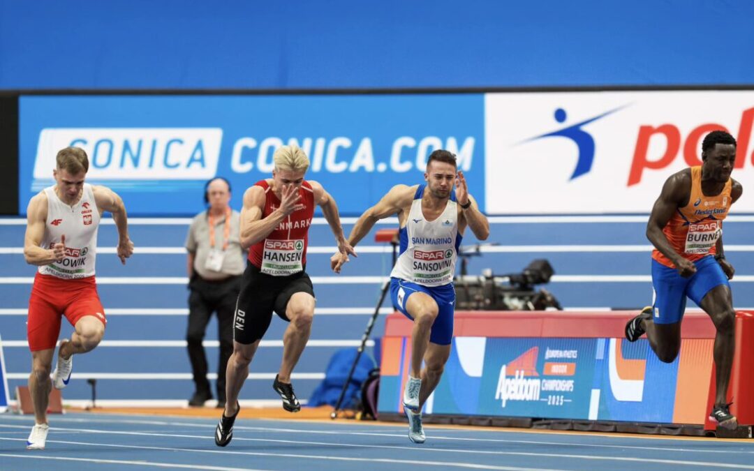 Francesco Sansovini chiude la stagione Indoor con la seconda miglior prestazione dell’anno