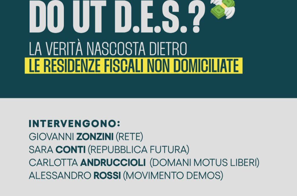 Serata pubblica delle opposizioni il 20 marzo