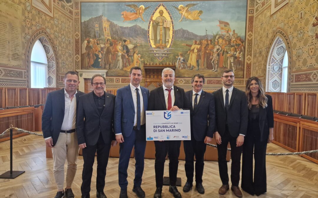 San Marino, cuore pulsante dello sport europeo: si chiude con successo la visita ACES per la candidatura a Comunità Europea dello Sport 2026