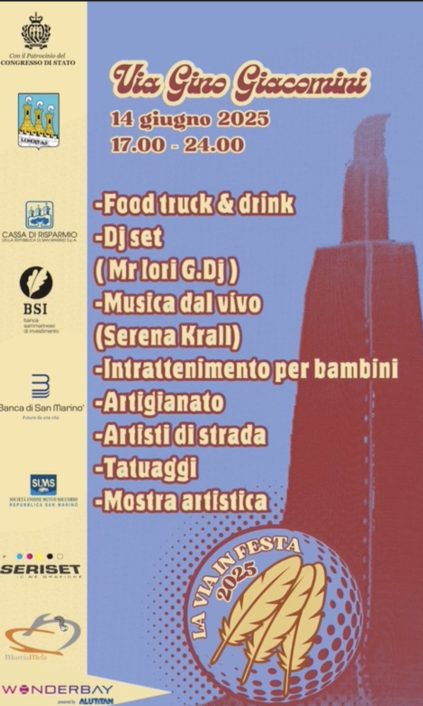 Torna la “Via in Festa”: Via Gino Giacomini si riaccende il 14 giugno con musica, street food e sorprese per tutti