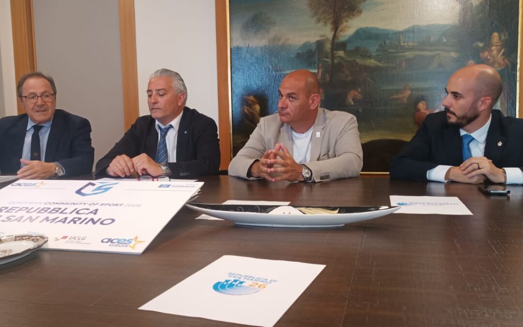 San Marino designata “Comunità Europea dello Sport 2026”: un riconoscimento storico per il Titano