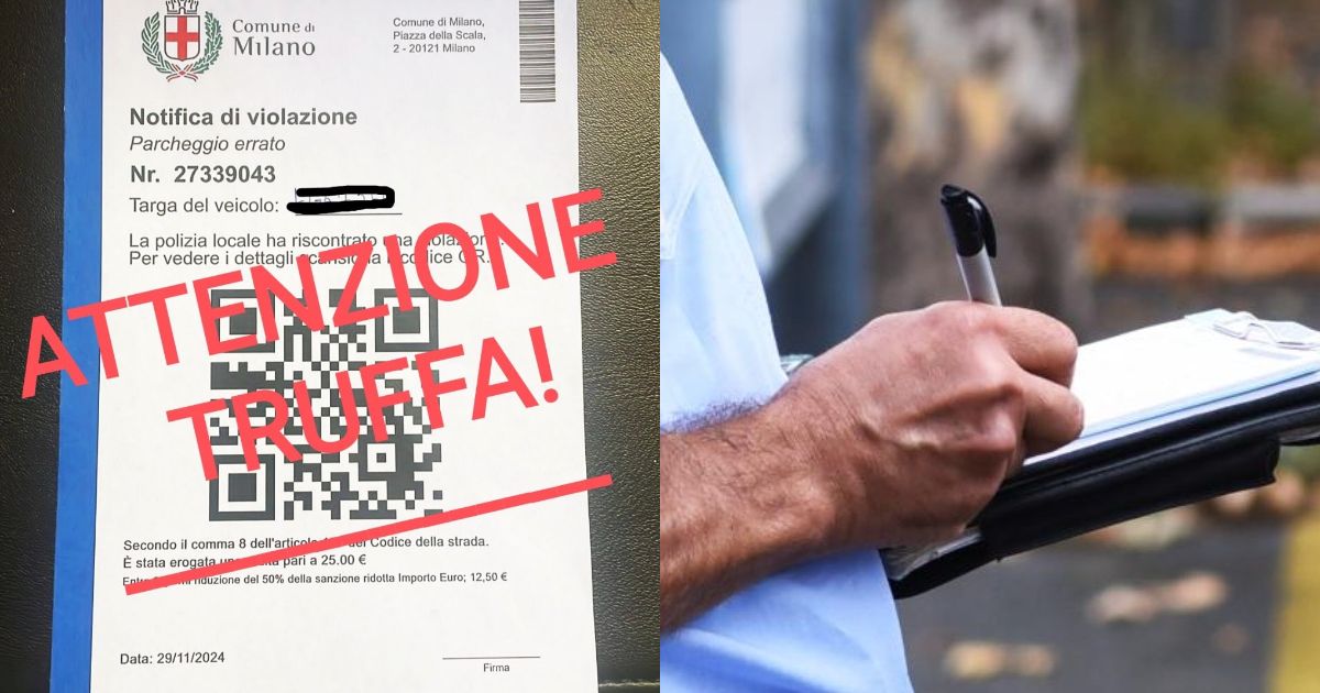“Ha preso una multa, paghi entro 5 giorni  a una società Svizzera” – Ma è una TRUFFA