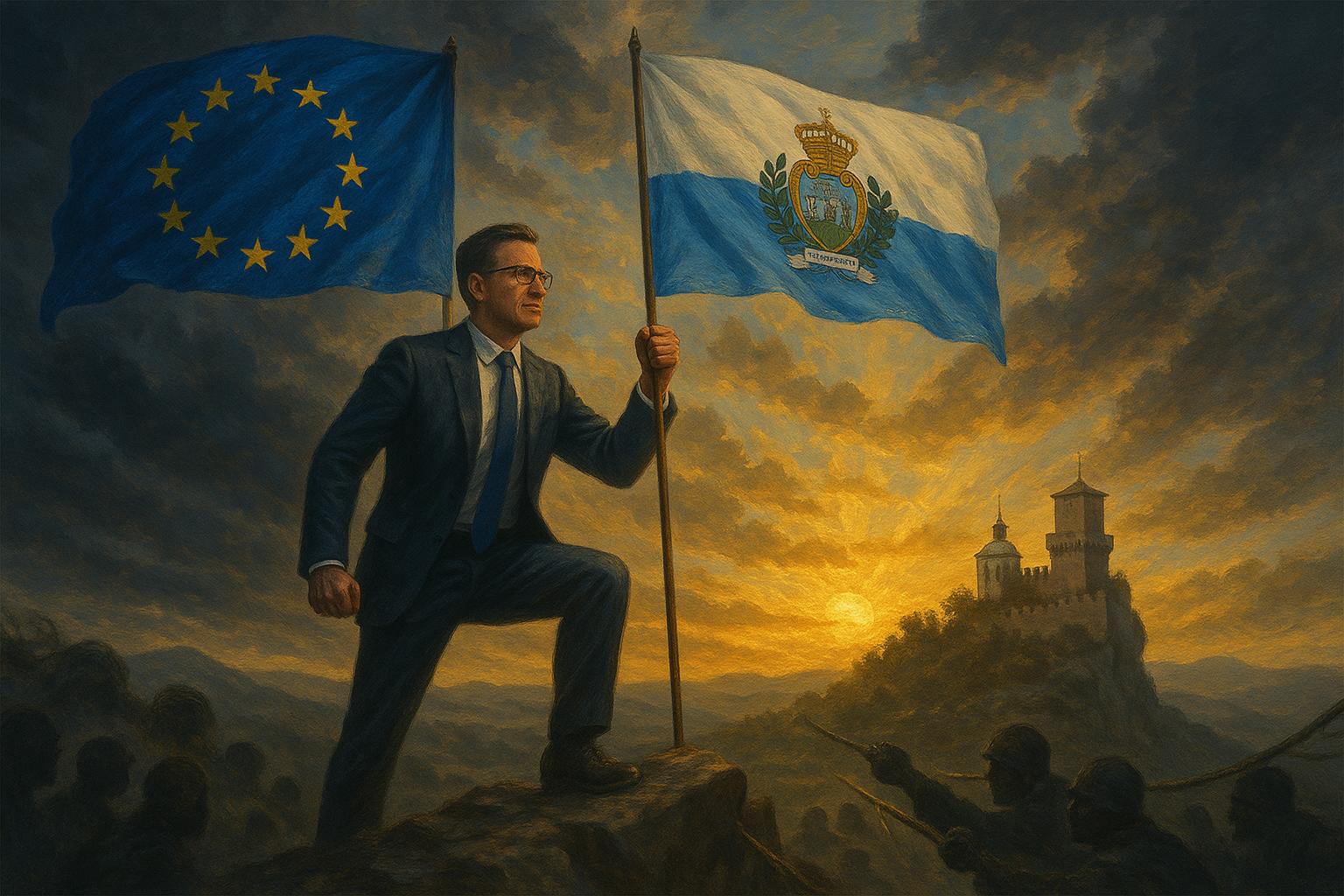 Accordo UE –  “Chi ha paura? Solo chi lavora nel buio, chi ha costruito potere dietro scrivanie notarili e consulenze opache”