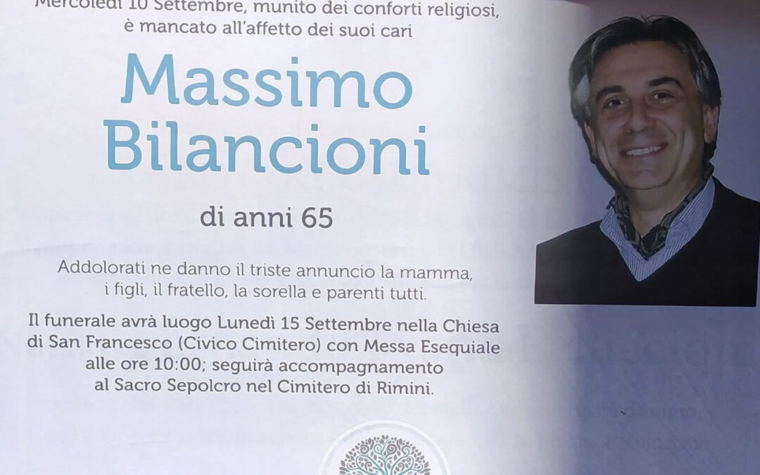 San Marino piange Massimo Bilancioni, architetto illuminato
