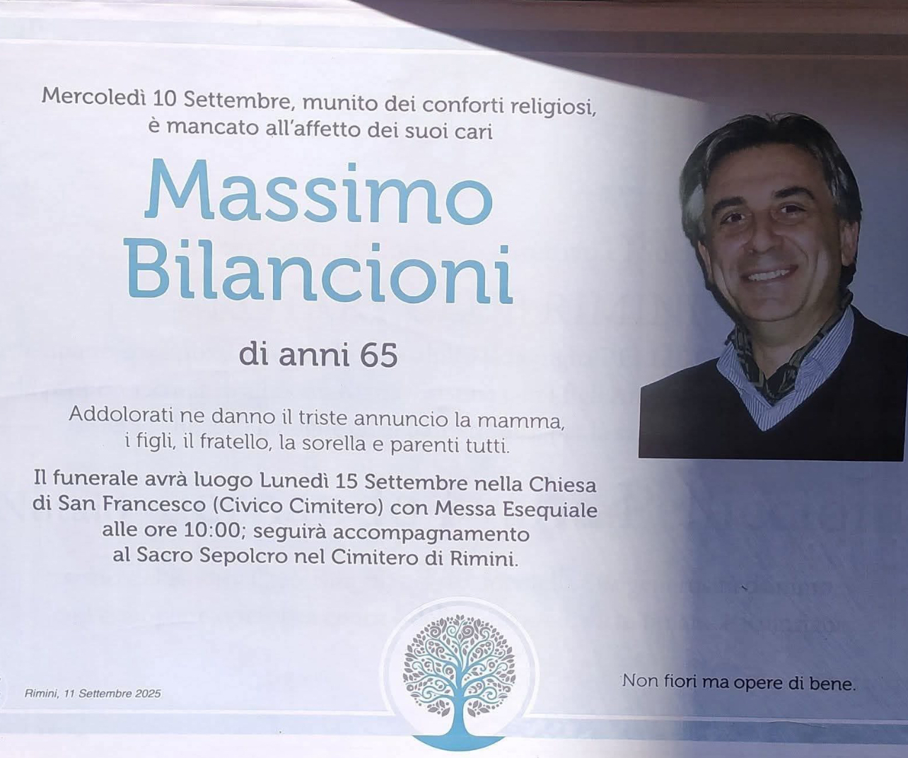 San Marino piange Massimo Bilancioni, architetto illuminato