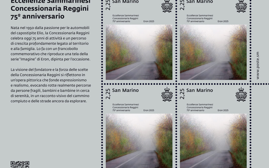 L’arte di Eron per celebrare il 75° anniversario di Reggini Auto