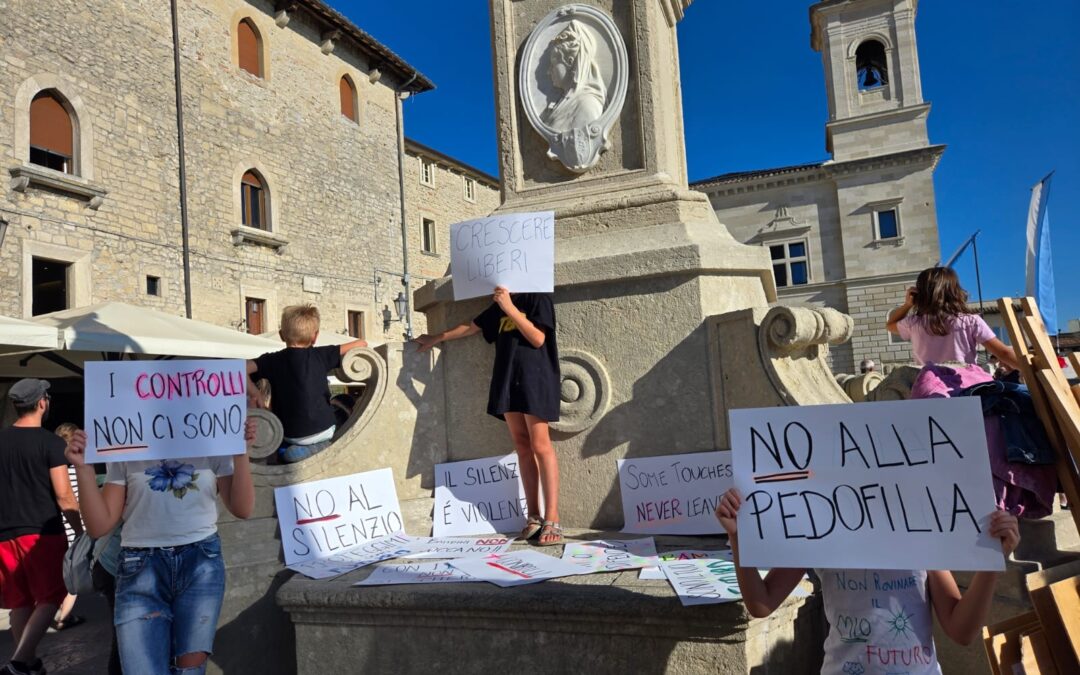 CSdL e CDLS su Piazza della Libertà: tuteliamo i nostri bambini contro ogni forma di omertà