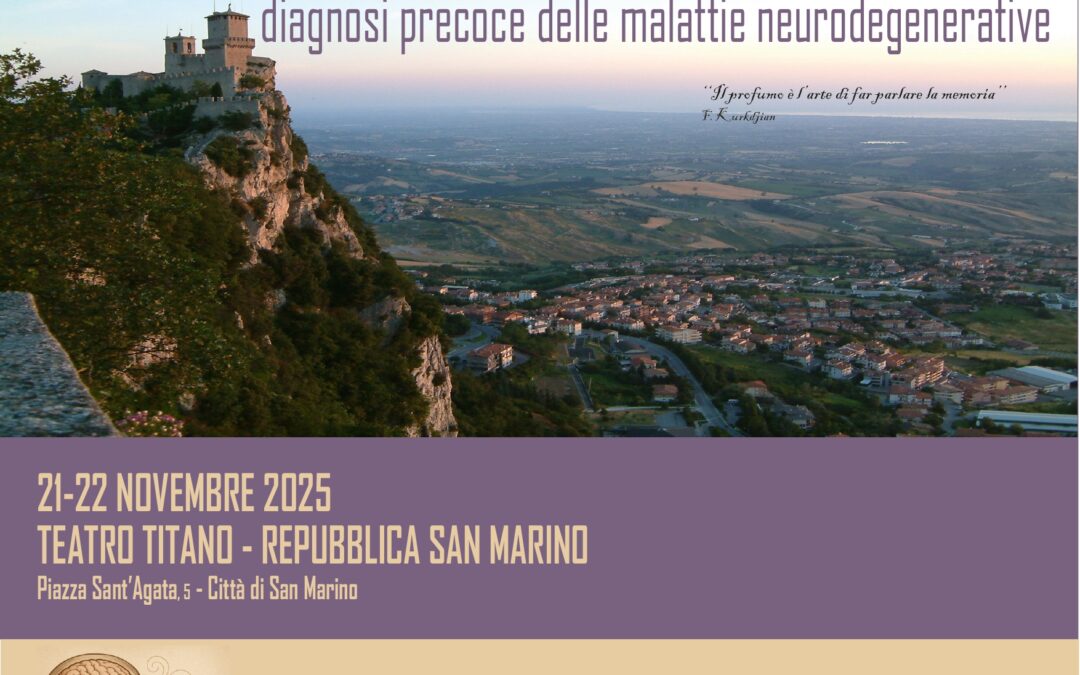 “Il profumo dei ricordi”, aperte le iscrizioni al convegno internazionale su olfatto, memoria e diagnosi precoce