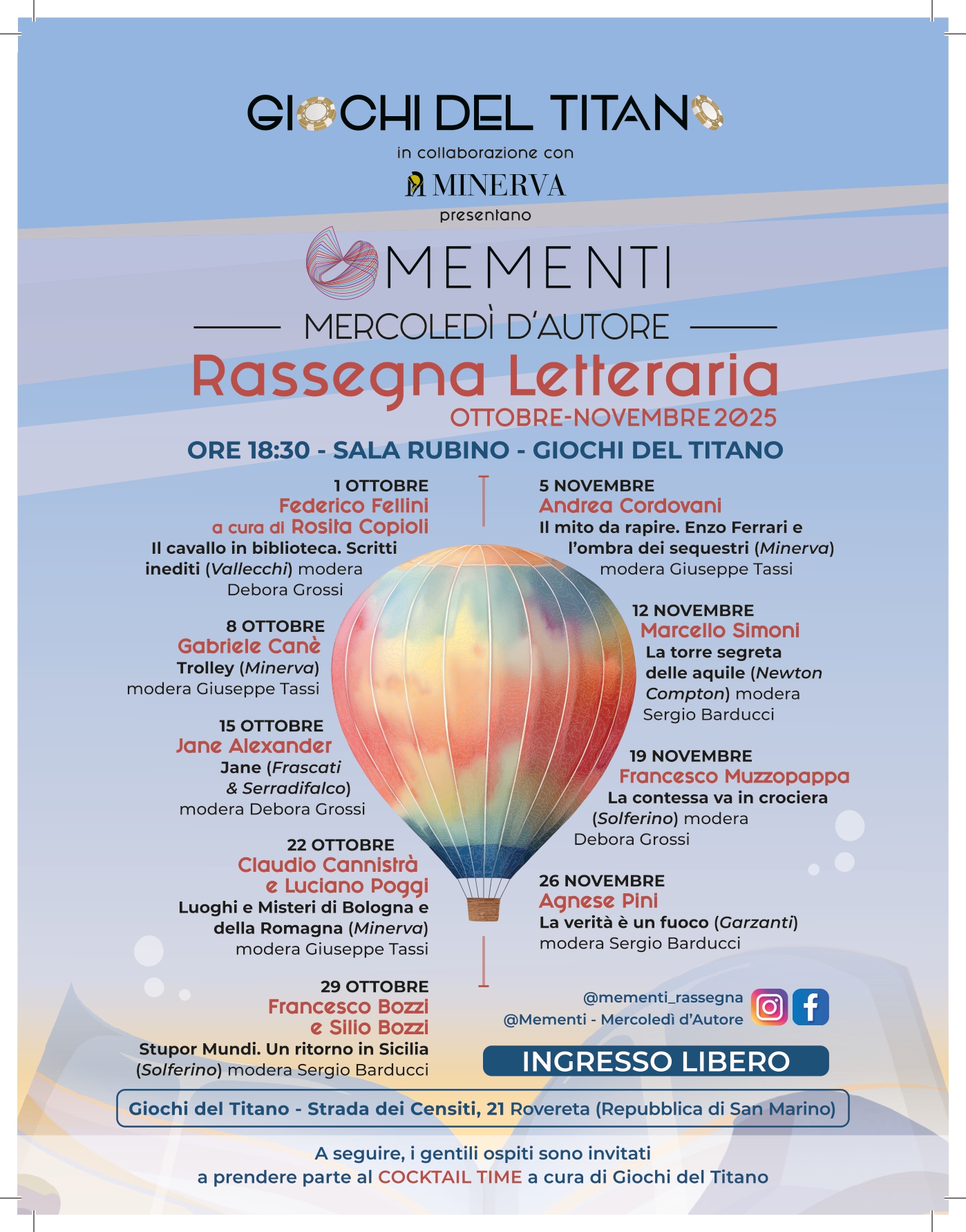 L’autunno letterario di “Mementi”