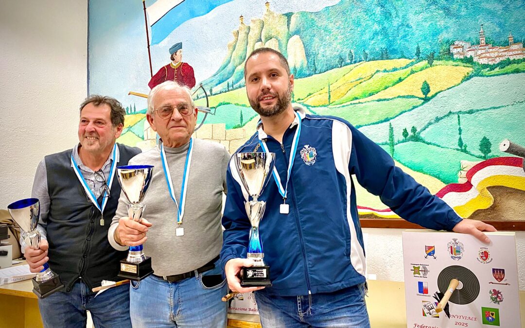 Enrico Ceccoli trionfa al conviviale di San Marino, secondo successo consecutivo per il balestriere sammarinese
