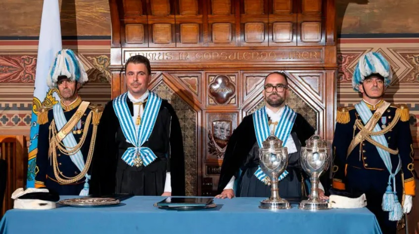 Indirizzo di saluto degli Ecc. Capitani Reggenti Rossi-Bugli al Consiglio Grande e Generale