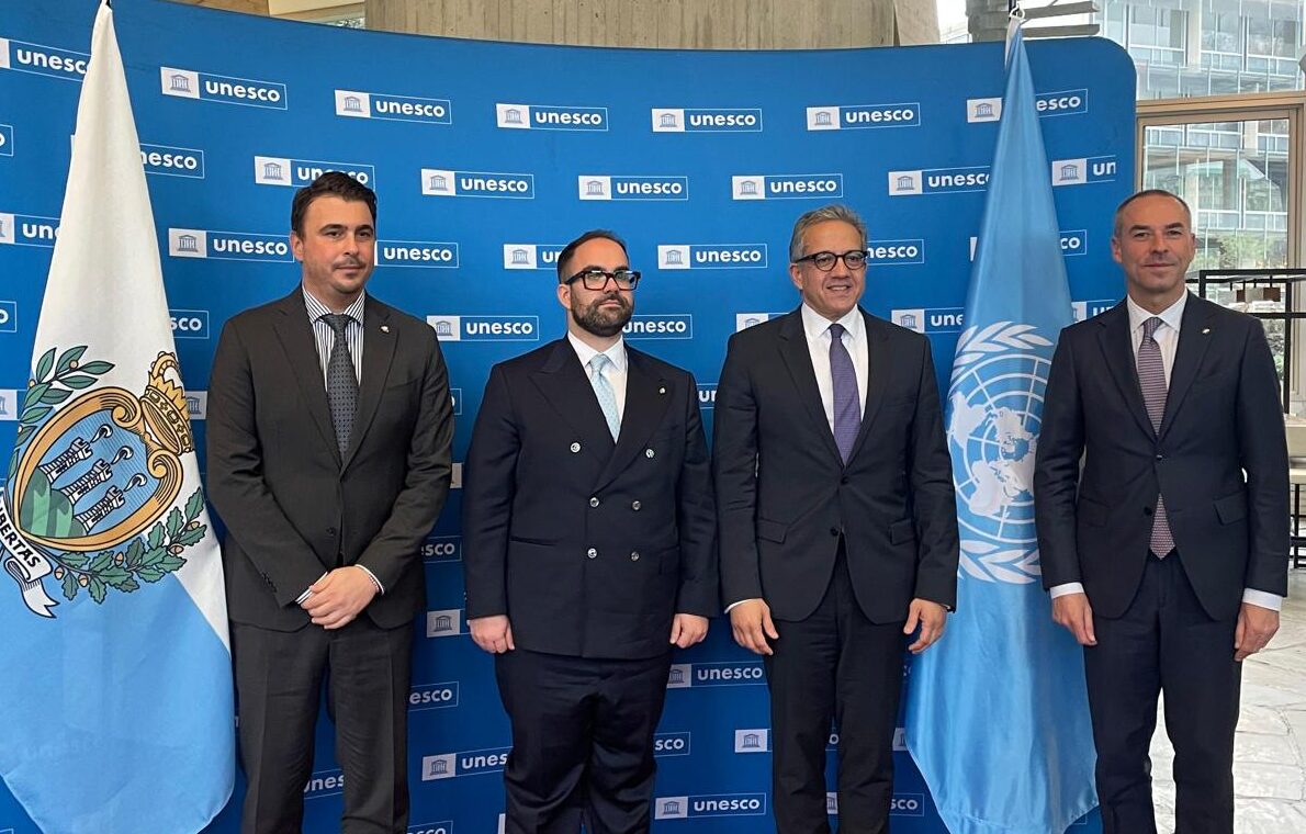 Visita Ufficiale all’UNESCO: la Reggenza incontra il Direttore Generale El-Enany