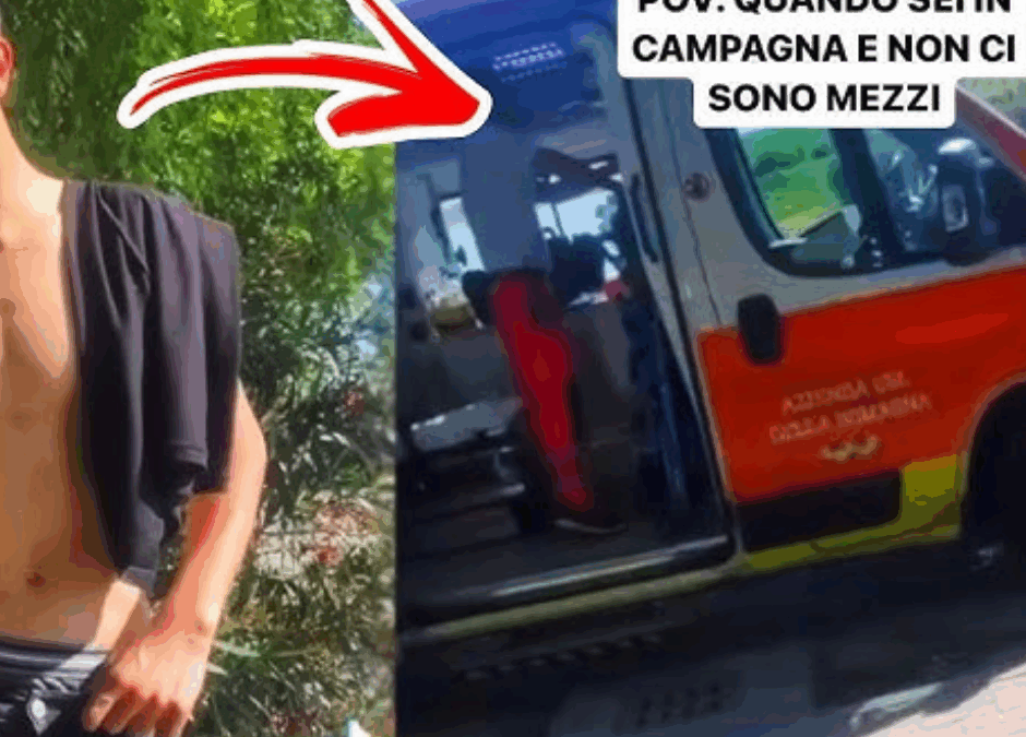 Finge un malore per farsi portare in ambulanza: TikToker finisce a processo