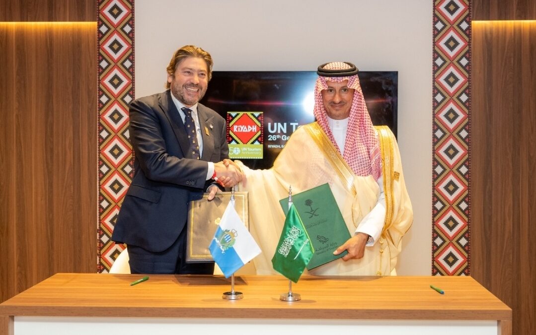 San Marino partecipa alla 26esima assemblea generale di UN Tourism: firmato a Riad un Memorandum d’Intesa con l’Arabia Saudita