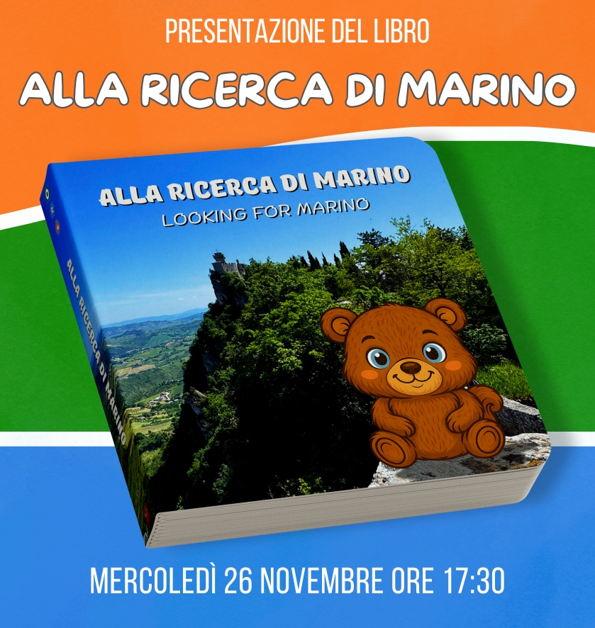 “Alla Ricerca di Marino”, il libro fotografico per bambini dedicato alla scoperta di San Marino sarà presentato il 26 novembre
