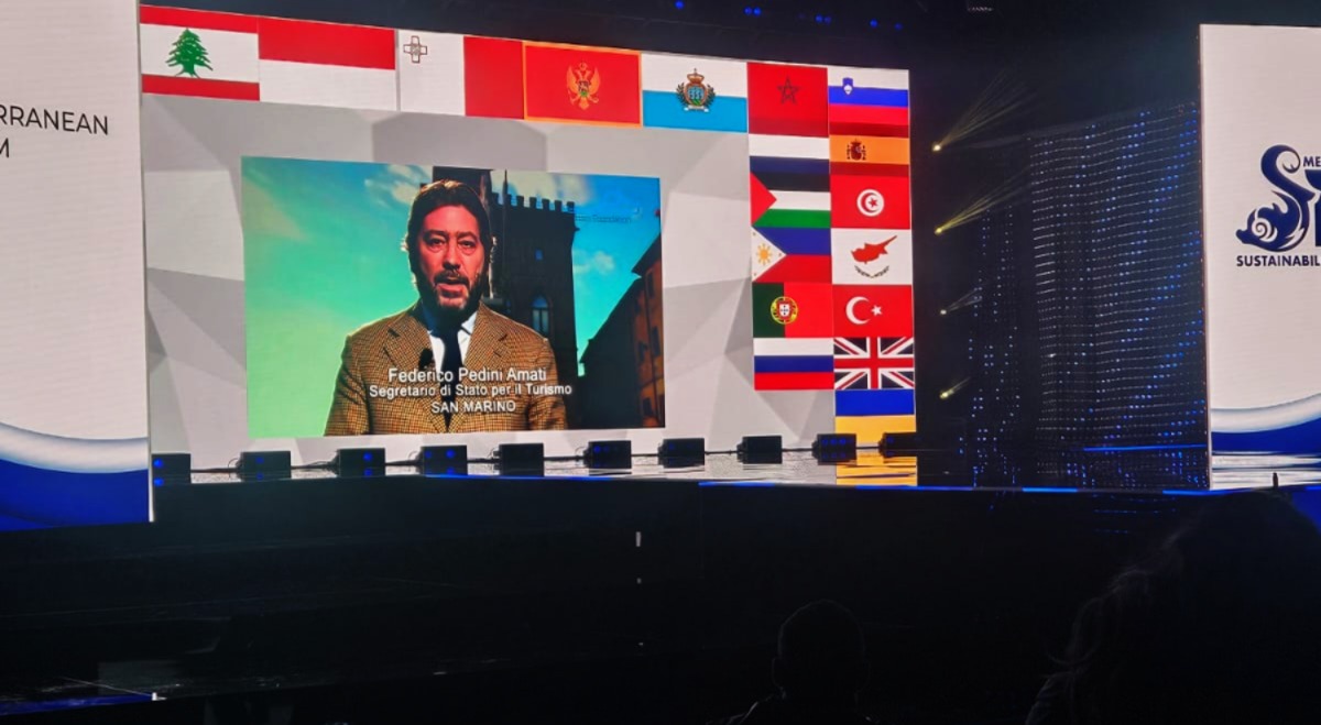 Mediterranean Tourism Forum: il Segretario di Stato Pedini Amati interviene con un video sul futuro del turismo