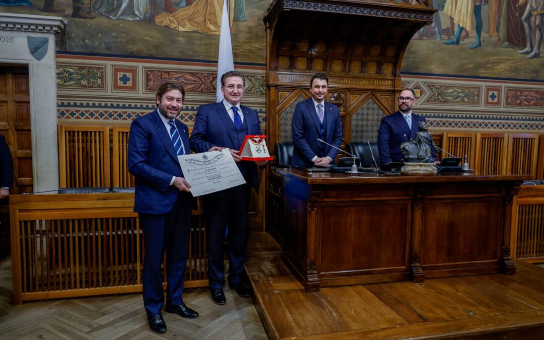 I Capitani Reggenti ricevono Roberto Giacobbo: in arrivo la miniserie “Titano, il segreto della libertà”