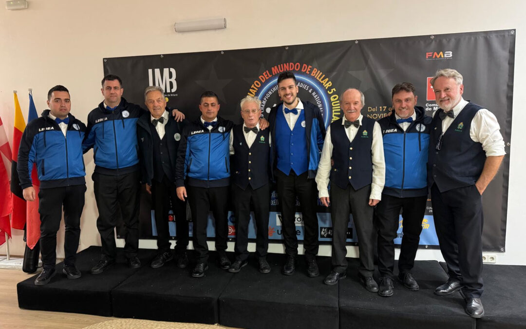 San Marino esce a testa alta dai Mondiali a squadre di biliardo