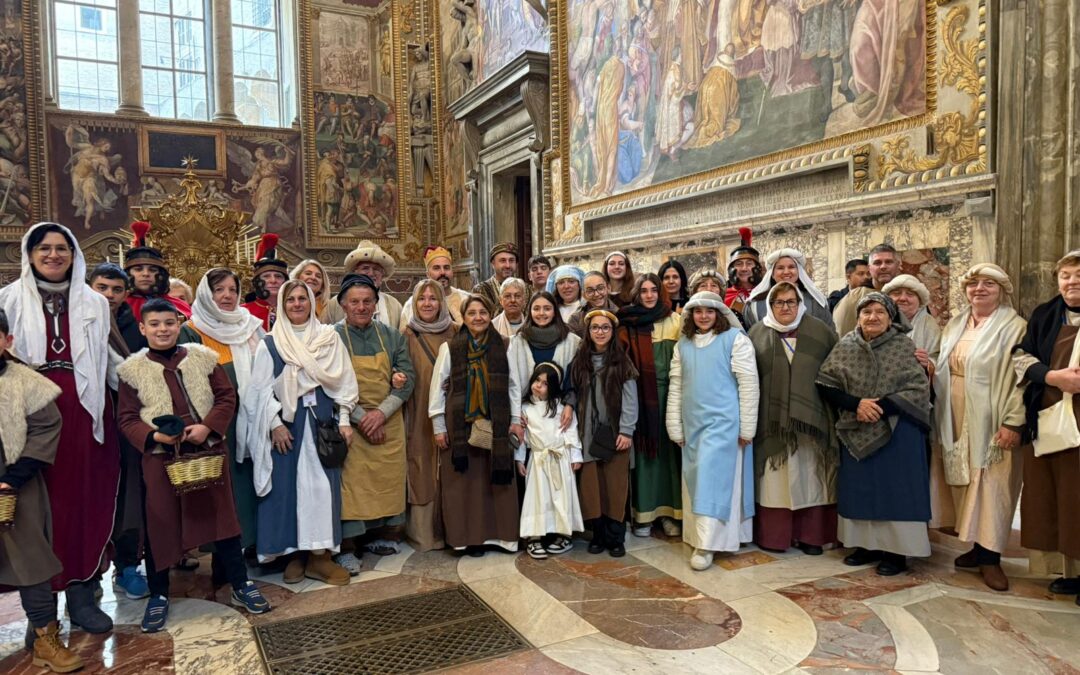 Il Presepe Vivente di Montegiardino a Roma e in Vaticano, San Marino protagonista al raduno nazionale