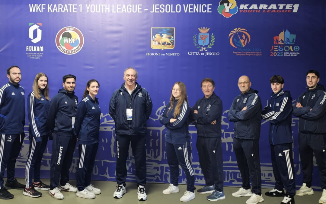 Duplice impegno per il karate sammarinese con la Youth League e Venice Cup
