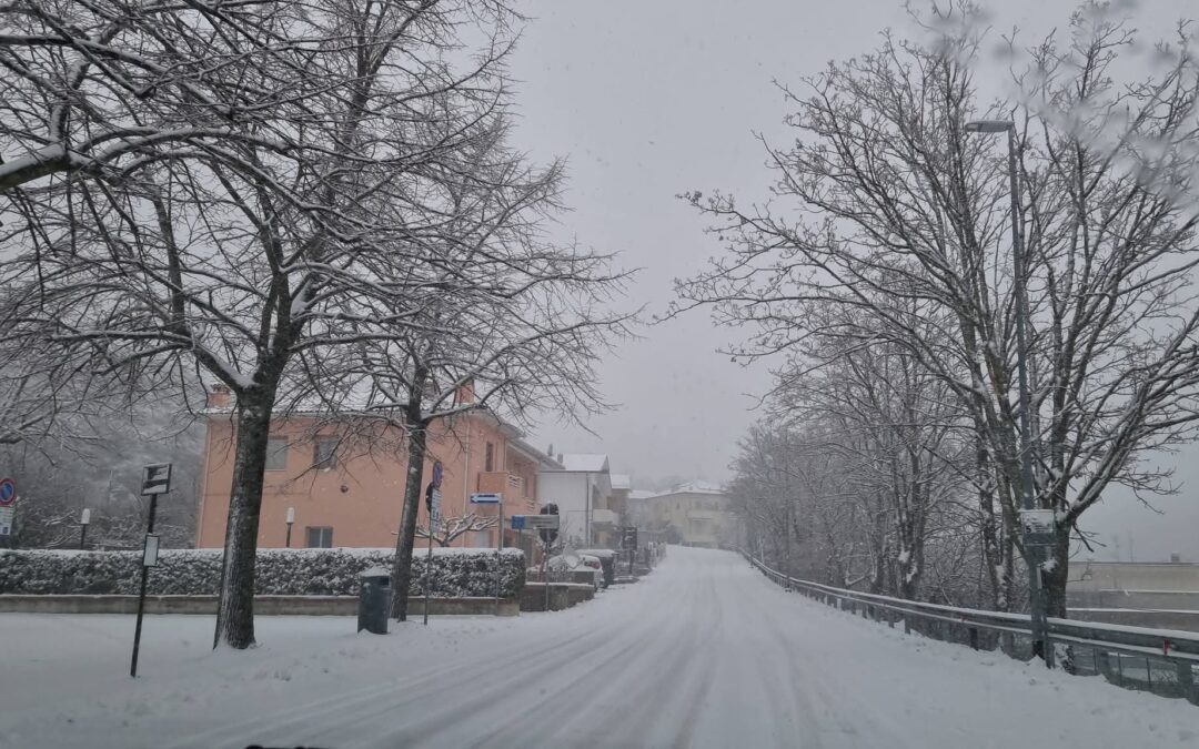 Situazione neve San Marino 6 gennaio ore 10.00