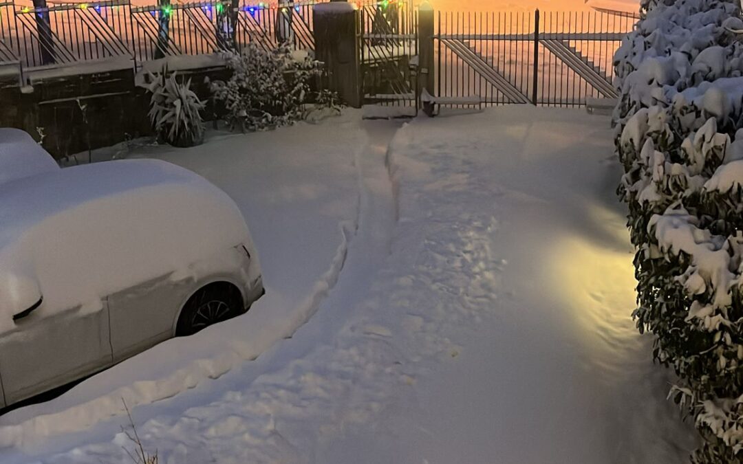 San Marino Città, ancora neve nella notte ma viabilità regolare