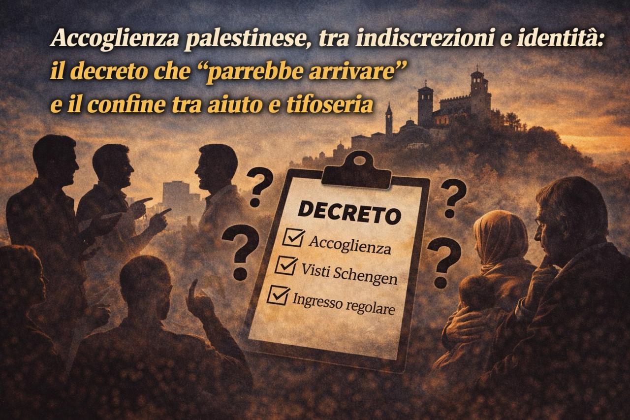 Accoglienza palestinese, tra indiscrezioni e identità: il decreto che “parrebbe arrivare” e il confine tra aiuto e tifoseria