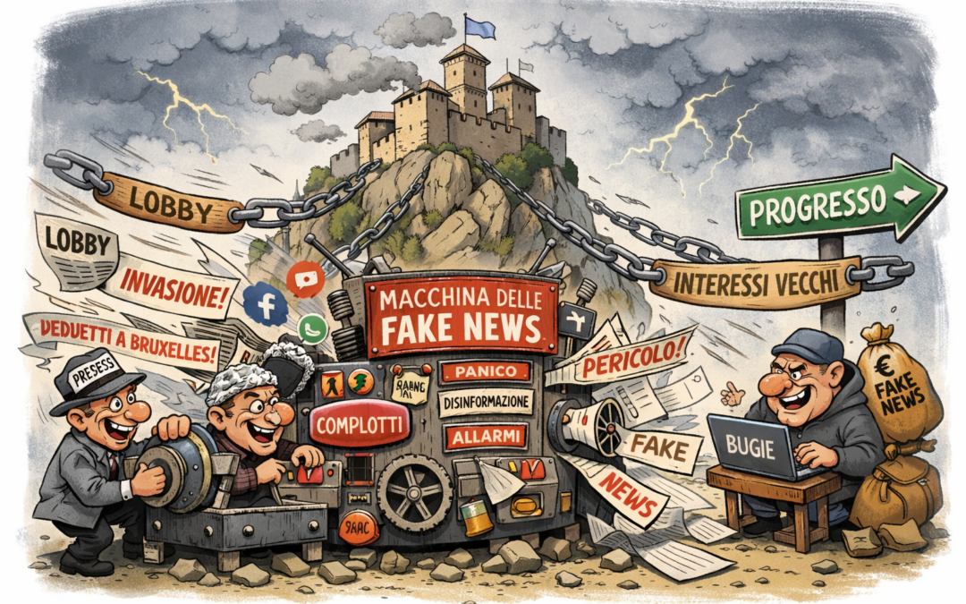 Non è dibattito, è sabotaggio: la macchina delle fake news che prova a tenere San Marino ferma