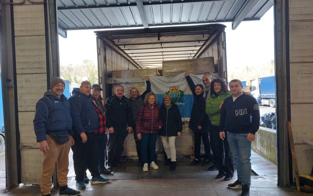 Aiuti da San Marino all’Ucraina: partito l’ottavo camion solidale