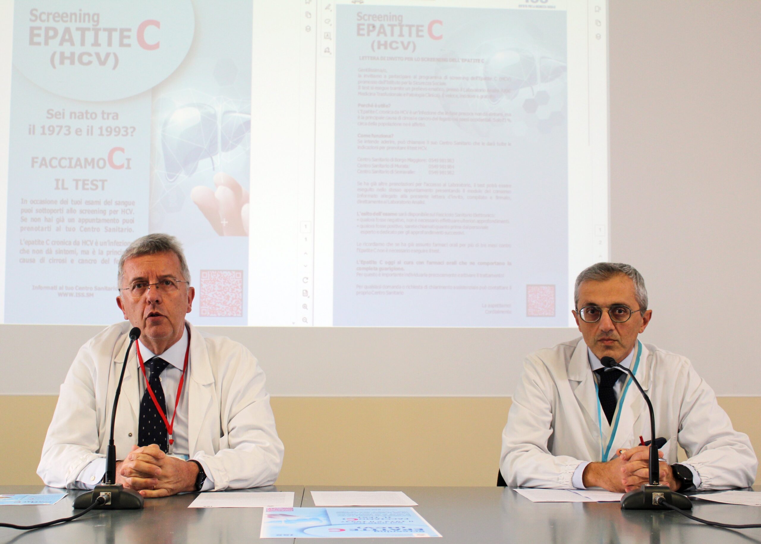 Al via lo screening gratuito per l’Epatite C a San Marino