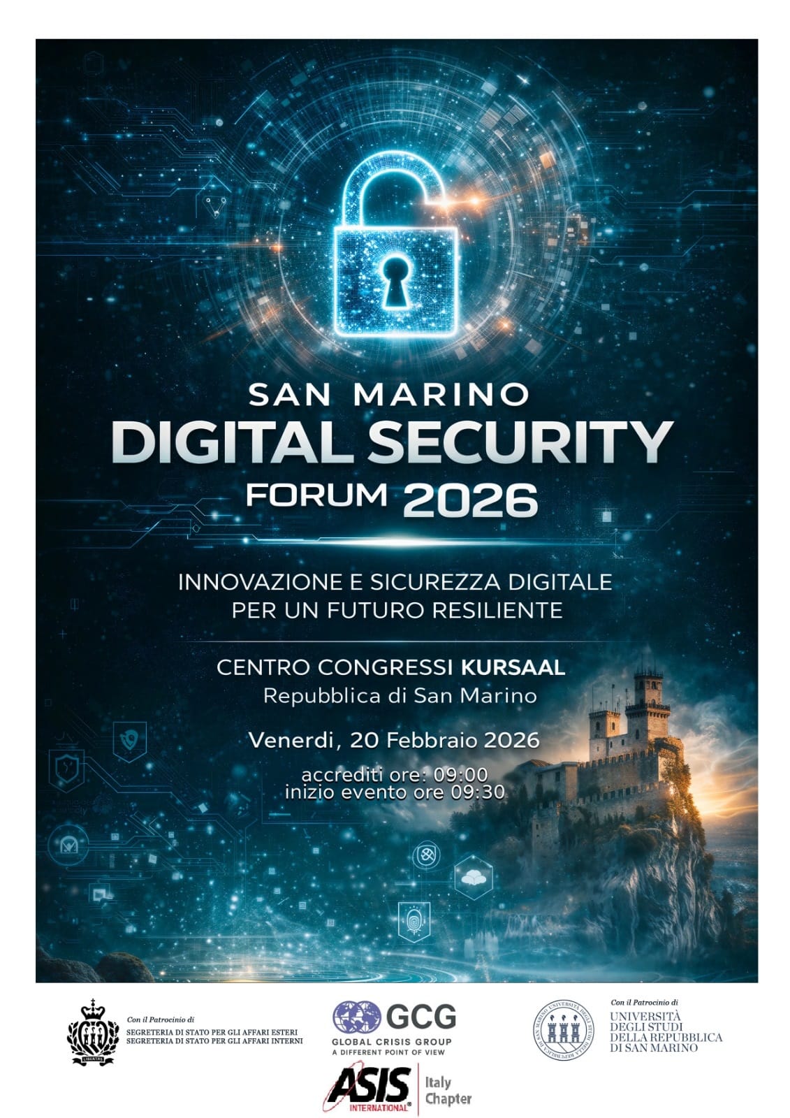 San Marino Digital Security Forum 2026 al Kursaal