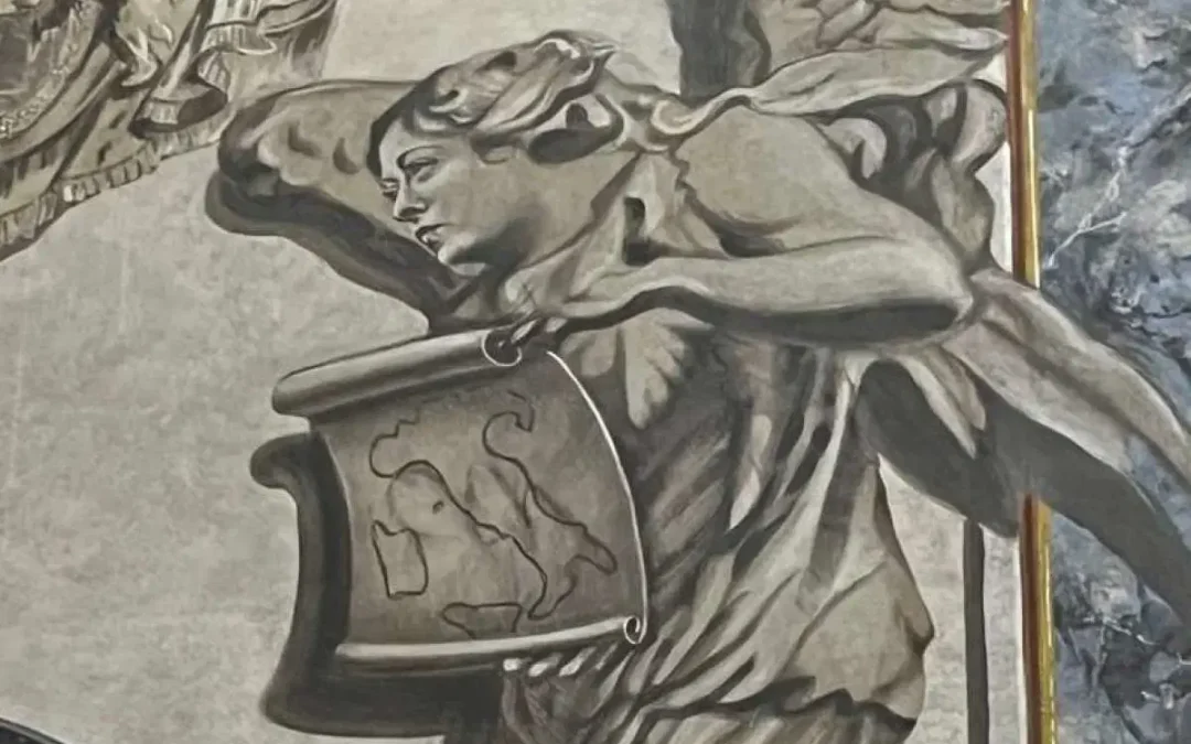 L’angelo che fa discutere: un restauro in una chiesa romana accende il caso Meloni