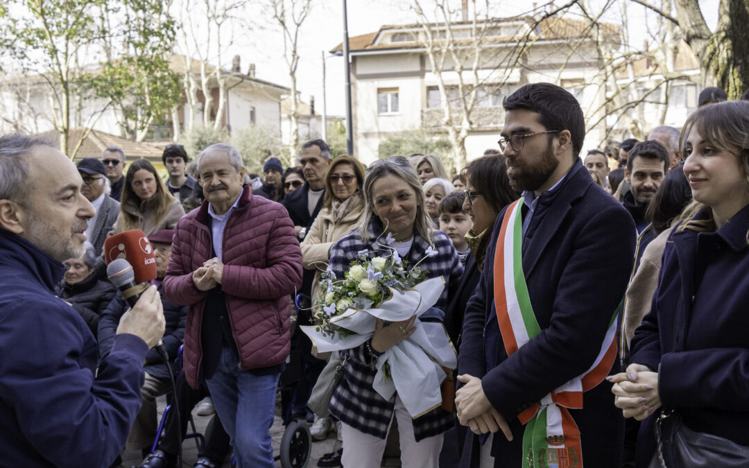 Intitolata questa mattina la palestra di via Euterpe a Elisa Antonacci