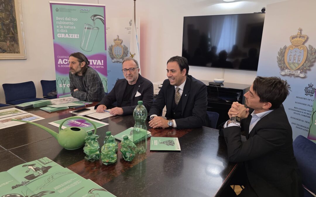San Marino lancia “Acqua Viva” contro sprechi e plastica