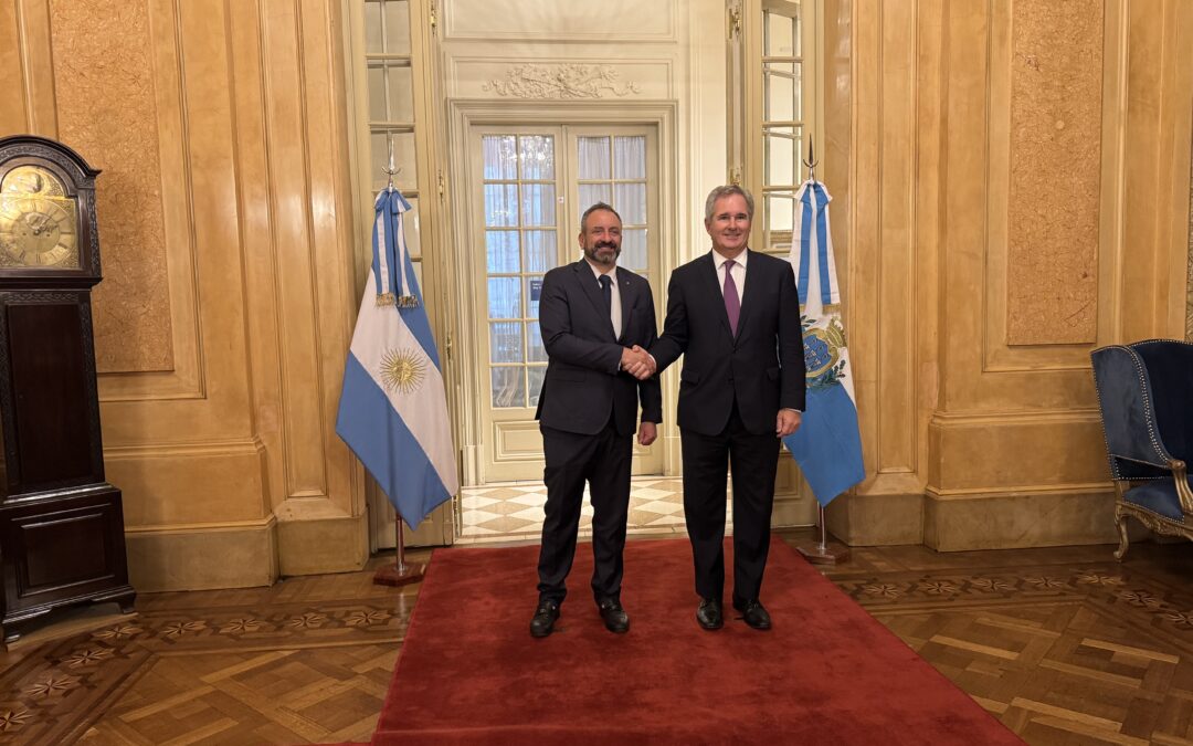 Beccari in Argentina: incontri istituzionali e rapporti bilaterali con l’Argentina