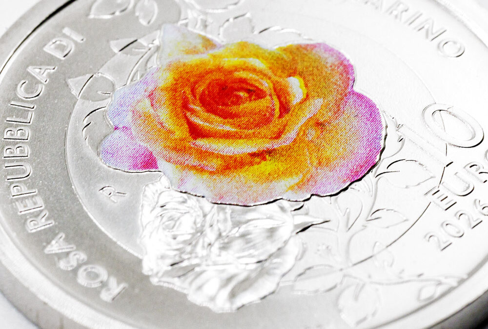 San Marino celebra la sua rosa con una moneta da 10 euro in edizione limitata