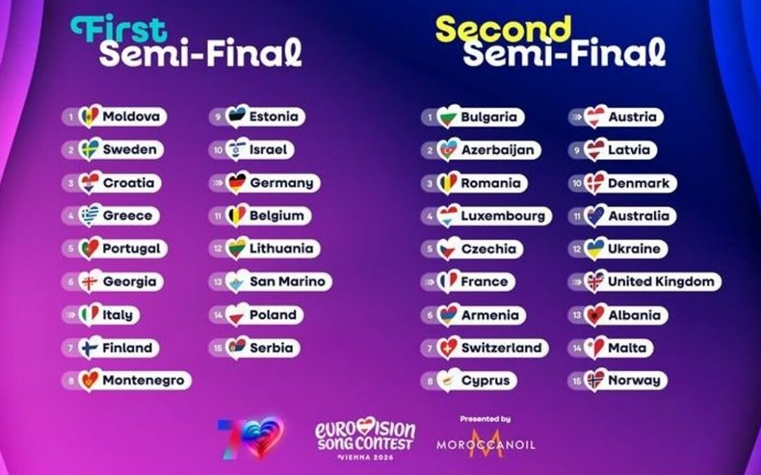 Eurovision 2026, Senhit punta alla finale: posizione favorevole in semifinale