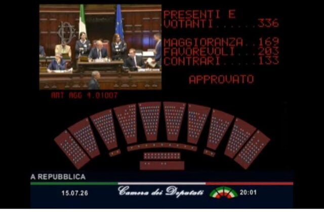 Camera, via libera alla riforma della Circoscrizione Estero
