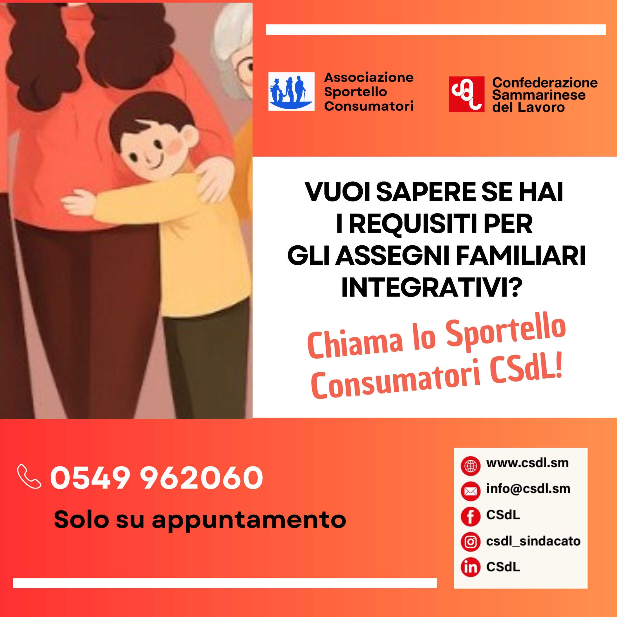 Imm soc requisiti Ass fam integrativi