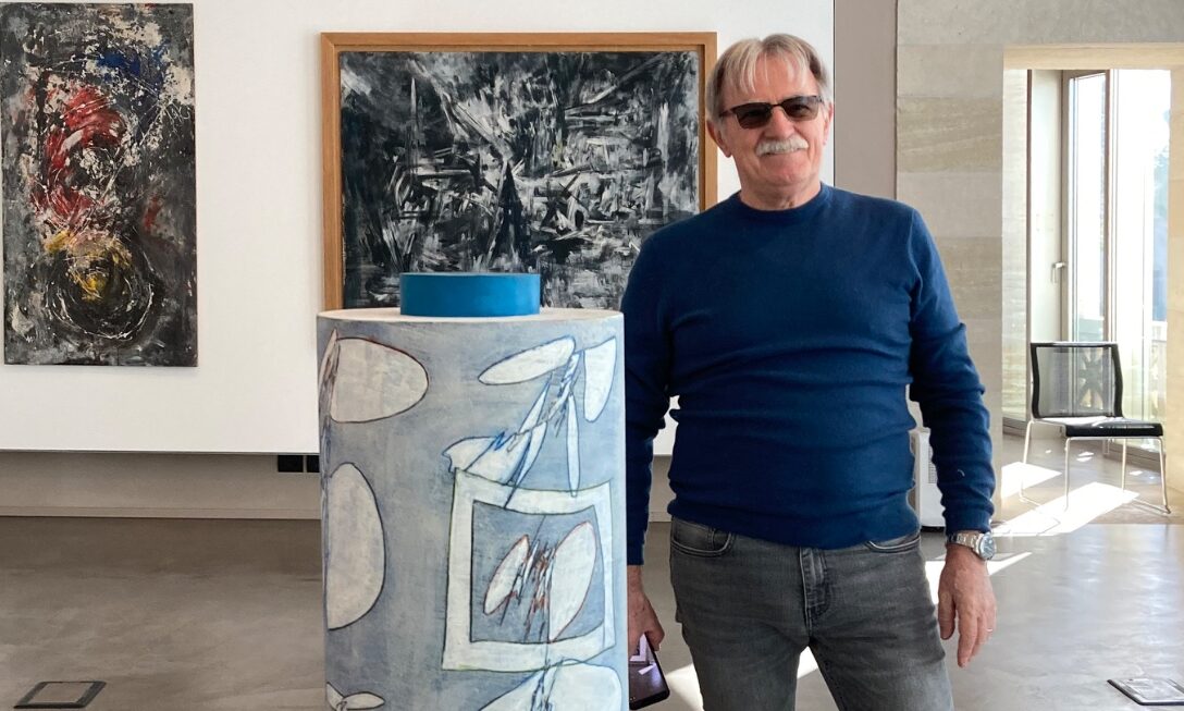 Leonardo Casadei oggi in Galleria Nazionale con le opere di A. Perilli, E. Vedova, M. Busignani