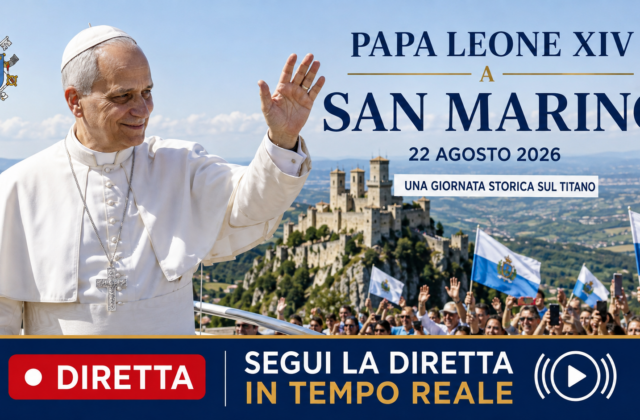 Il giorno di Papa Leone XIV a San Marino. Segui la diretta in tempo reale