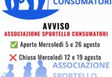 Sportello Consumatori, pausa estiva per l’ufficio legale