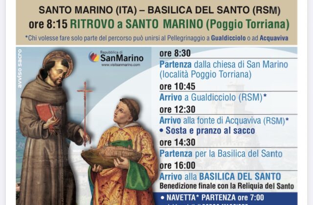 Pilgrimage retraces steps of San Marino and St Francis between Rimini and Titano