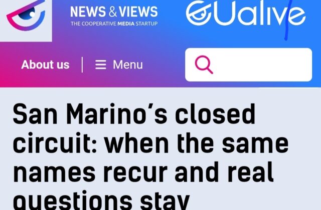 «A San Marino i giornali hanno paura della cricca»: EUalive fa i nomi, e sono sempre gli stessi