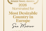 San Marino tra le destinazioni più desiderate: in corsa ai Wanderlust Travel Awards 2026