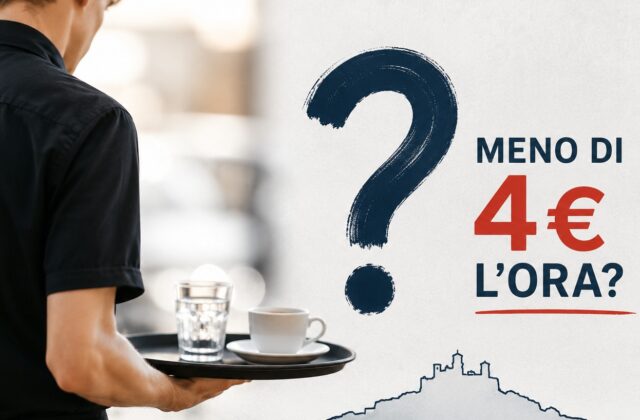 «Ringrazia che hai un lavoro»: sotto l’inchiesta sui giovani pagati meno di quattro euro l’ora c’è una parte di San Marino che giustifica la paga da fame, e come redazione ci dissociamo