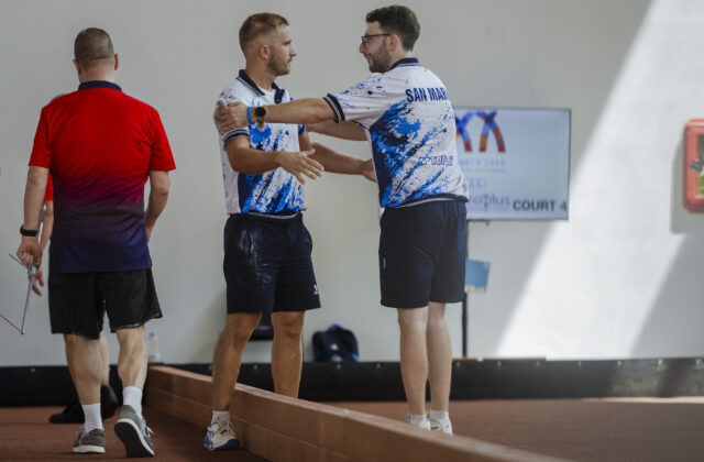 Taranto 2026: bocce in finale nel doppio maschile e con Jacopo Frisoni. Due record nazionali dal nuoto e prova positiva per Valentina Venerucci