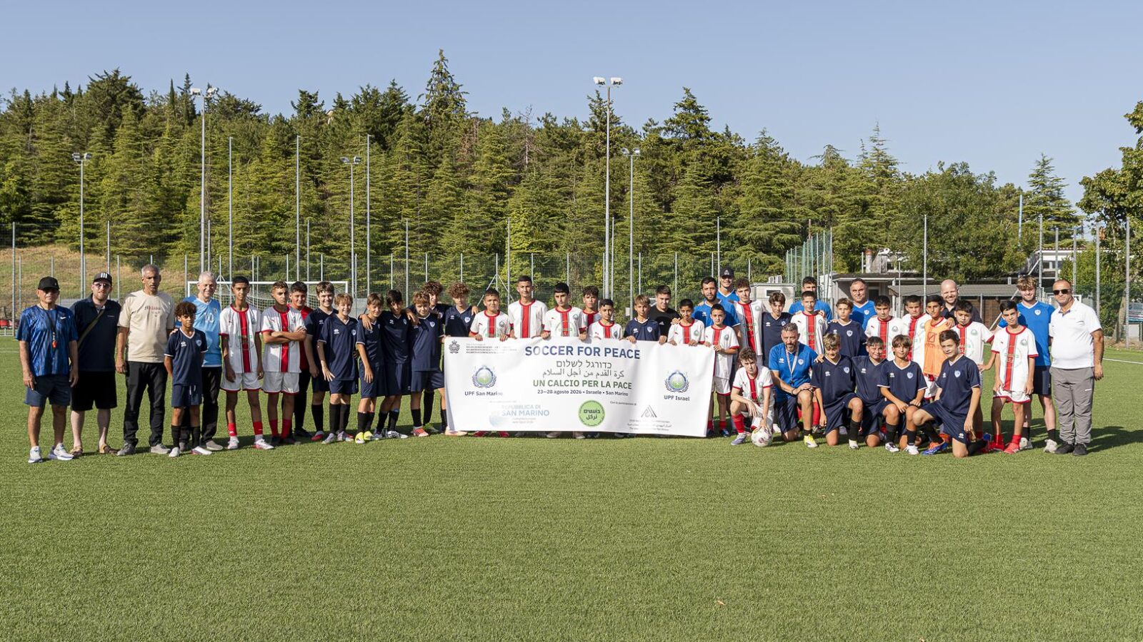 Un Calcio per la Pace, a San Marino diciotto ragazzi della Terra Santa